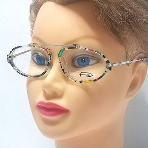 Amazing vintage Flair Germany  bold stylish funky design Eyeglasses sunglasses